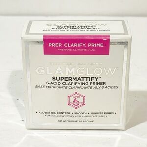 GLAMGLOW SUPERMATTIFY 6-Acid Clarifying Primer Oil Control Minimize Pores Matte